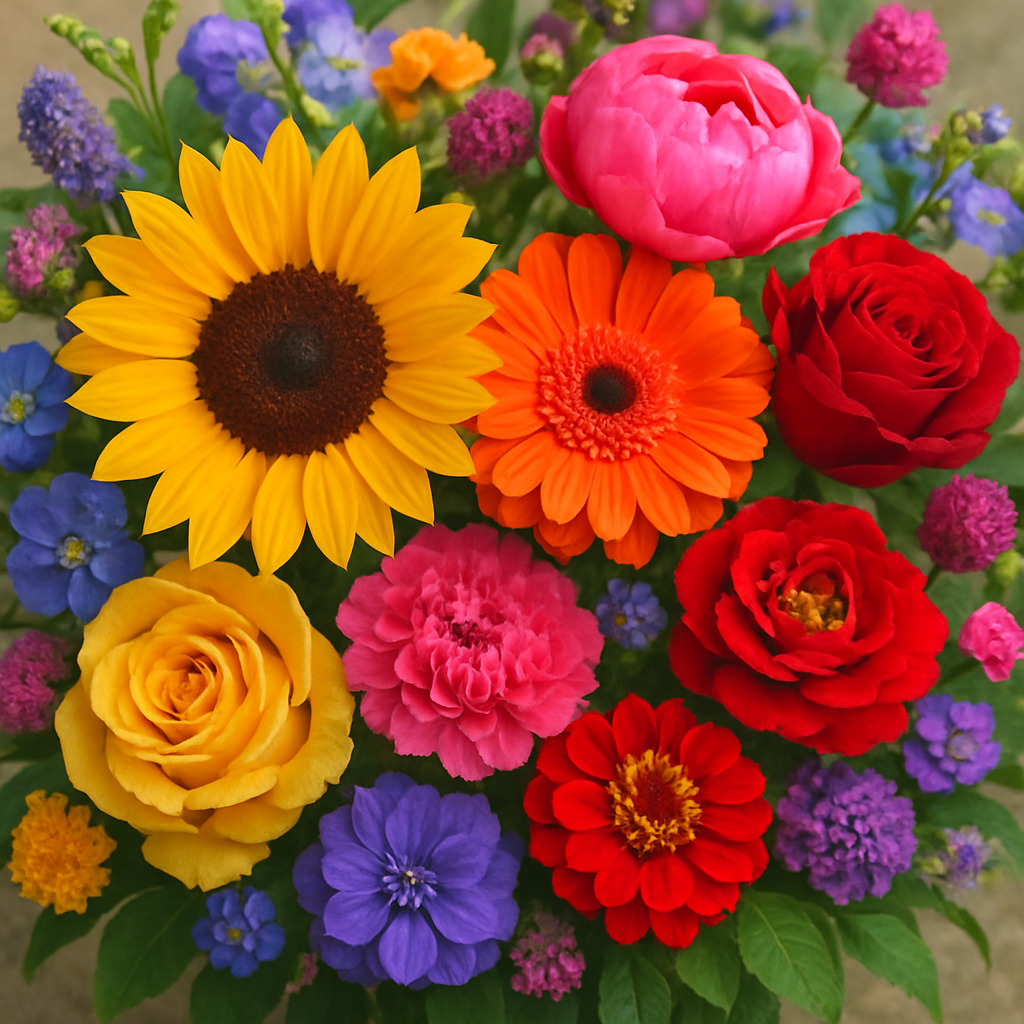 Gemischter Blumenstrauß